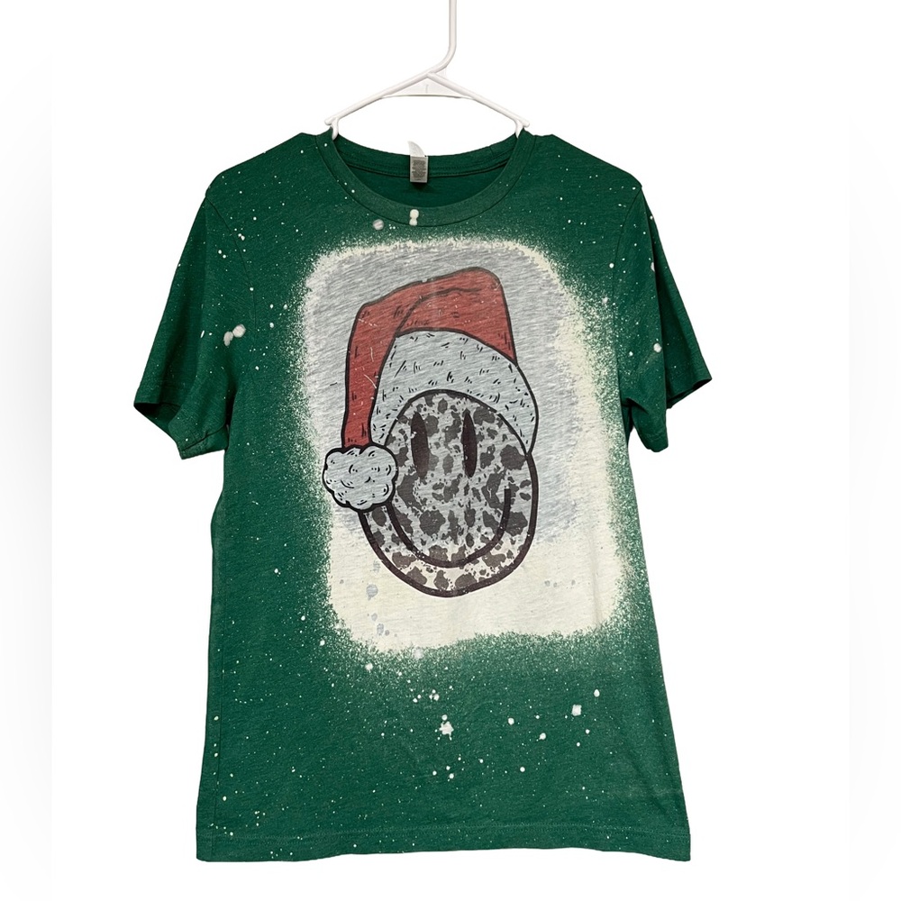 Bella Canvas Forest Green Graphic Christmas Tee